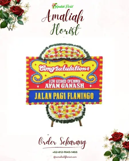 Sewa Papan Bunga Padang Bolak